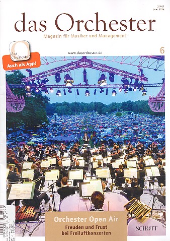 Das Orchester Juni 2016