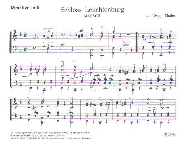 Schloss Leuchtenberg  und  Haspinger-Marsch: