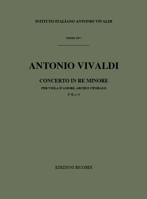 Concerto re minore F.II:3