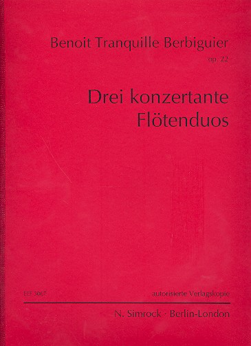 3 konzertante Duos op.22