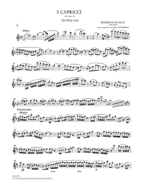3 Capricci aus op.10