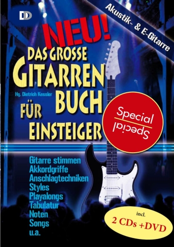 Das große Gitarrenbuch für Einsteiger spezial (+DVD +2 CD's):