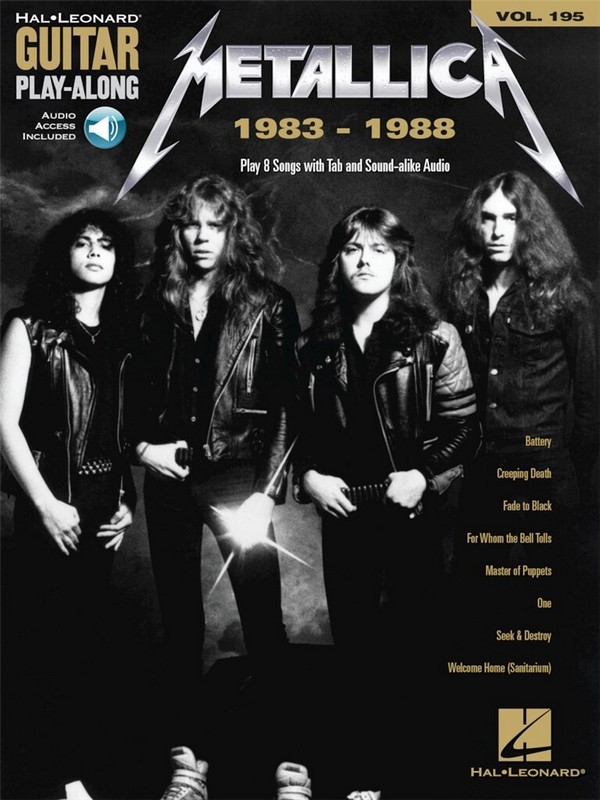 Metallica 1983-1988 (+Online Audio Access): guitar playalong vol.195