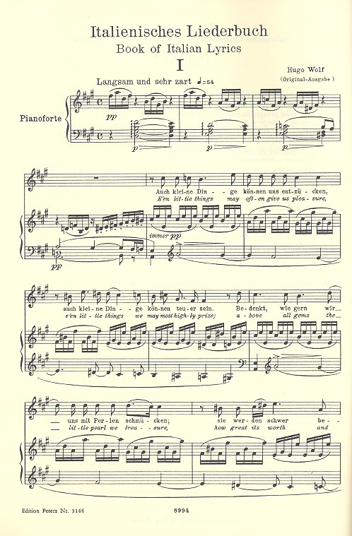 Italienisches Liederbuch Band 1
