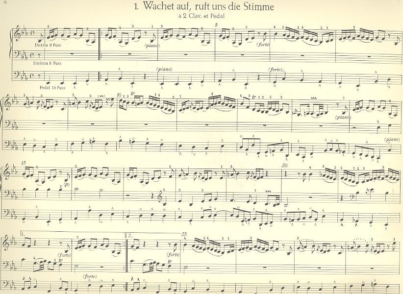 6 Choräle BWV645-650