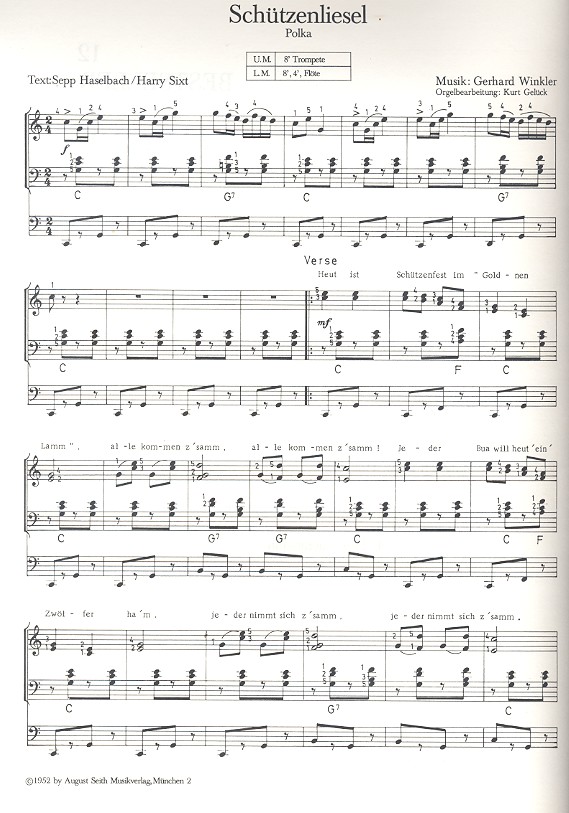 12 Bestseller für Orgel Band 2: