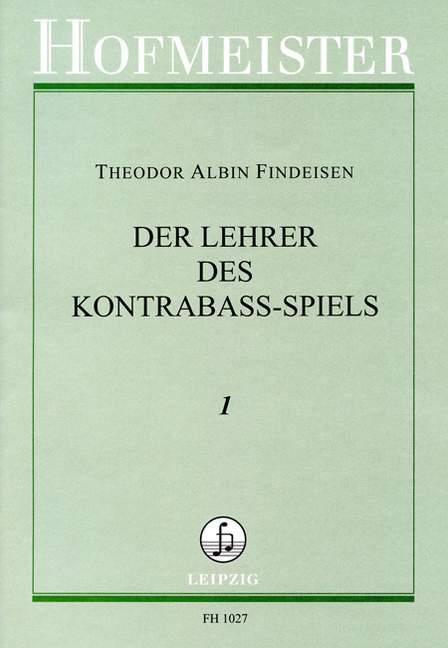 Der Lehrer des Kontrabaß-Spiels