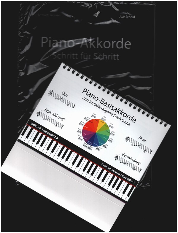 Piano-Akkorde Schritt für Schritt (+Aufsteller)