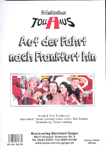 Auf der Fahrt nach Frankfurt hin: