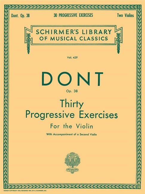30 progressive Exercises op.38