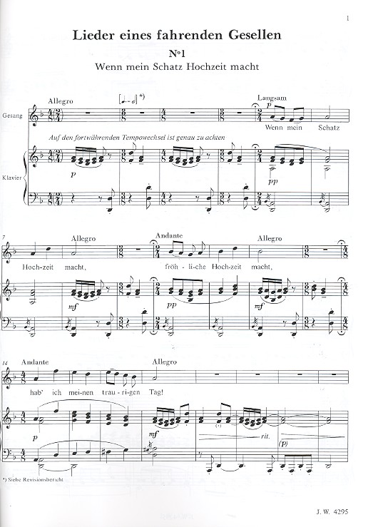 Lieder eines fahrenden Gesellen