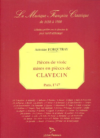 Pièces de viole mises en pièces de clavecin