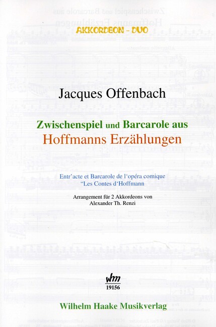 Zwischenspiel und Barcarole aus Hoffmanns Erzählungen