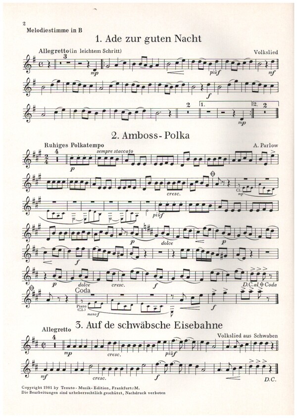 Bläser-Favoriten Band 2