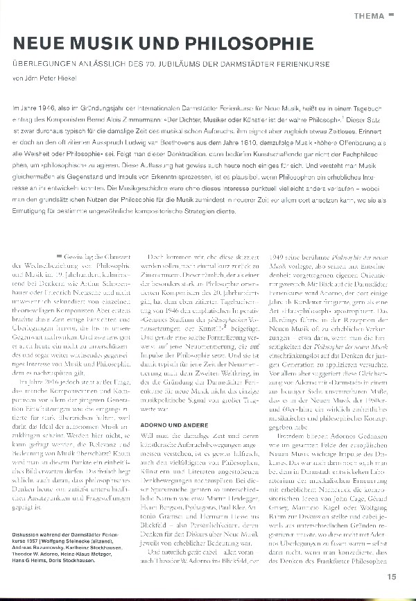 Neue Zeitschrift für Musik 4/2016