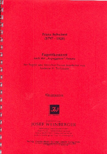 Fagottkonzert nach der 'Arpeggione'-Sonate für Fagott und Streichorchester