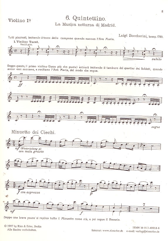 La musica notturna di Madrid