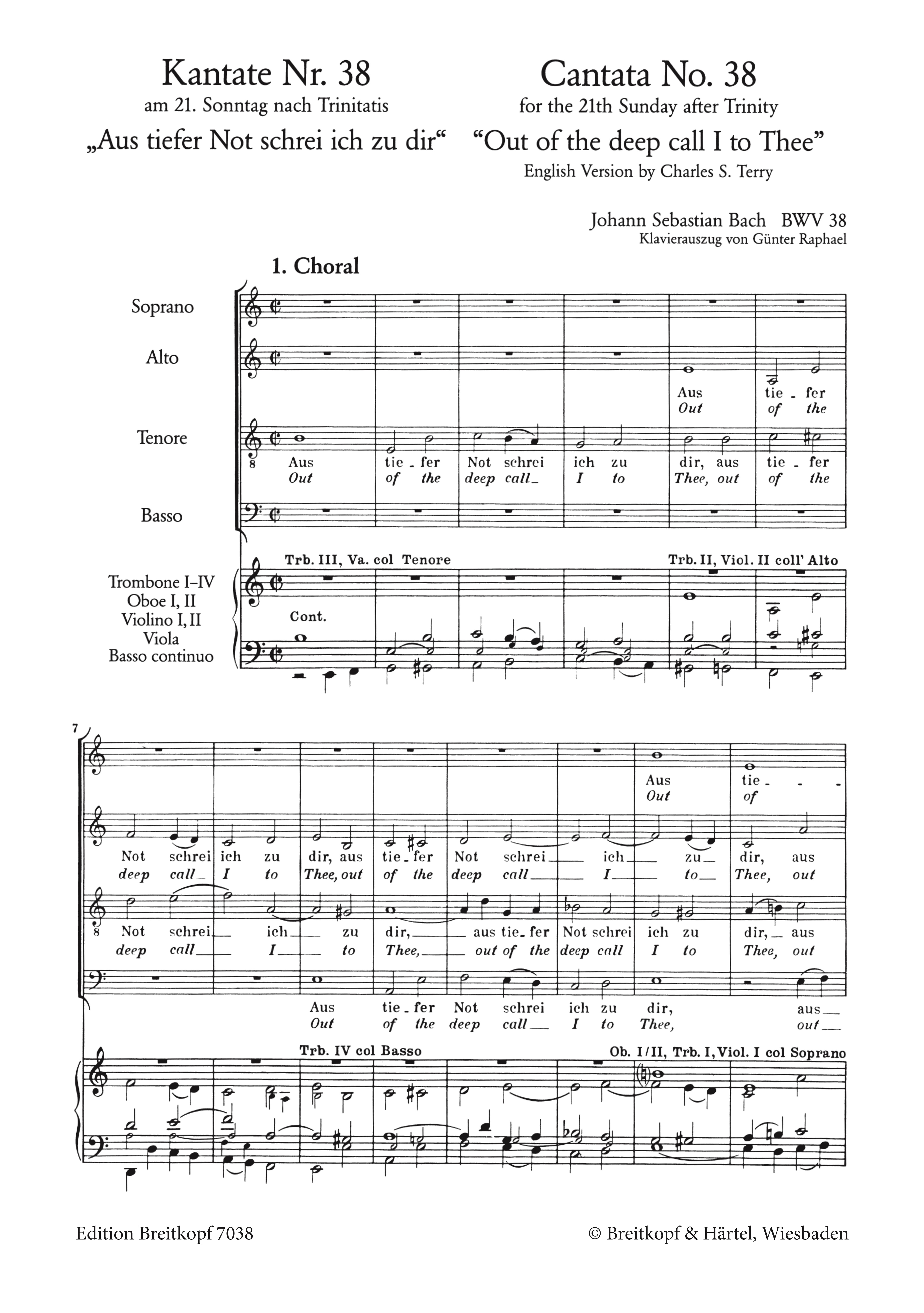 Aus tiefer Not schrei ich zu dir