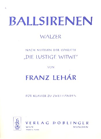 Ballsirenen Walzer