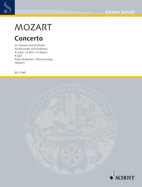 Concerto A major KV622 for clarinet and orchestra