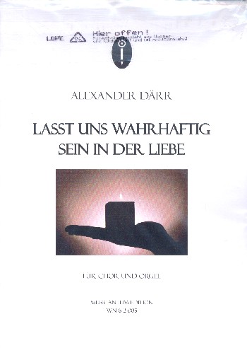 Lasst uns wahrhaftig sein in der Liebe