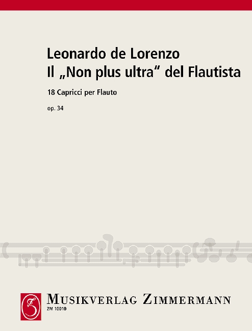 Il Non plus ultra del Flautista op.34