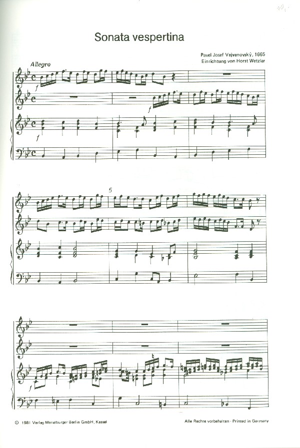Sonata vespertina B-Dur