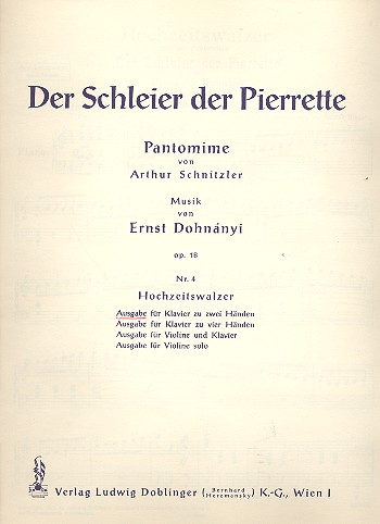 Hochzeitswalzer aus der Pantomime
