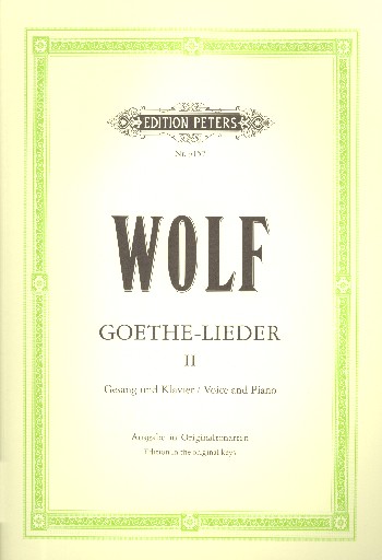 Goethe-Lieder Band 2