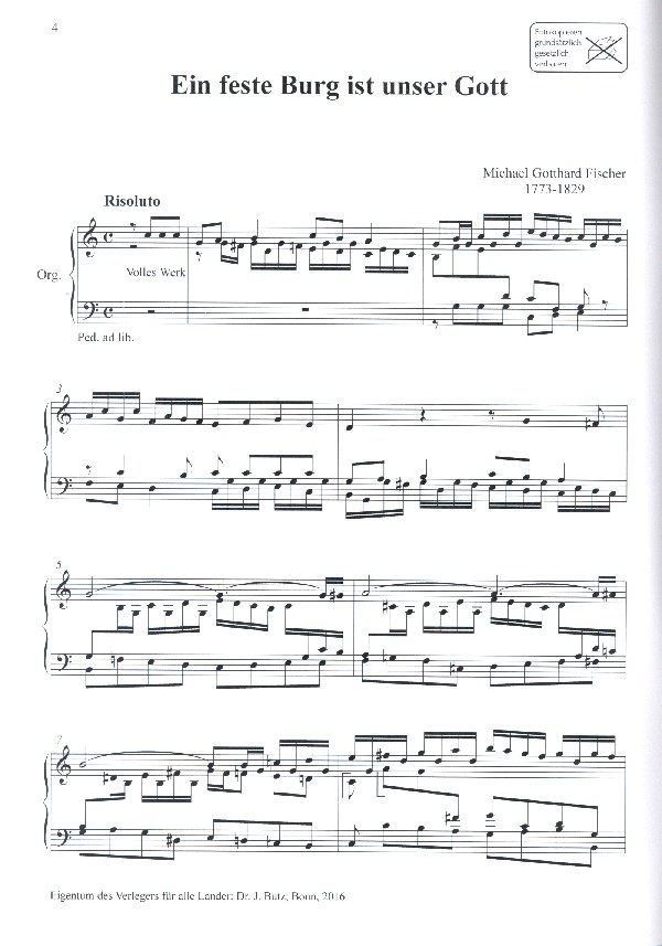 Ein feste Burg ist unser Gott Band 1