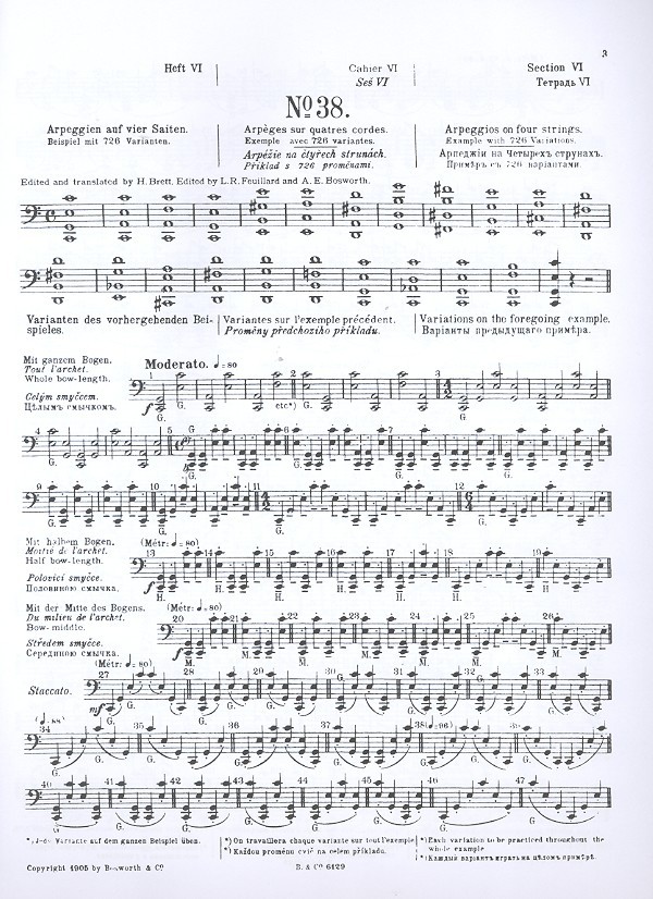 Schule der Bogentechnik op.2,6