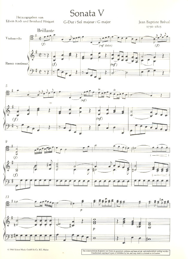 Sonate G-Dur Nr.5