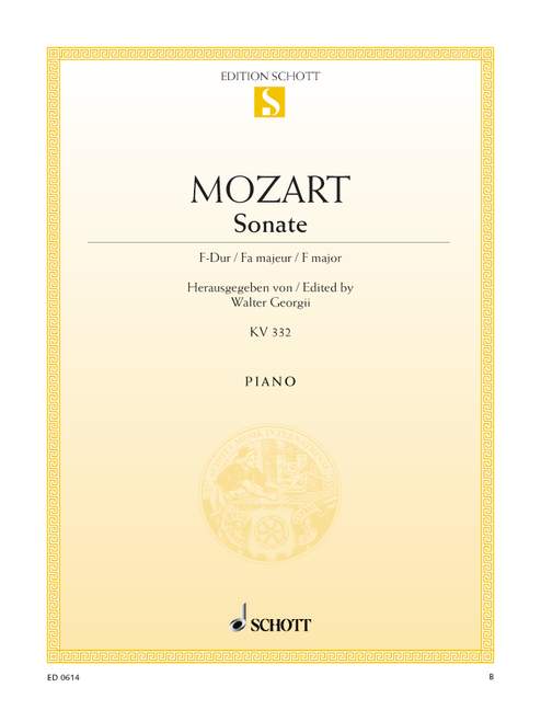 Sonate F-Dur KV 332