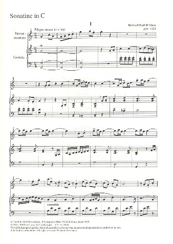Sonatine in C