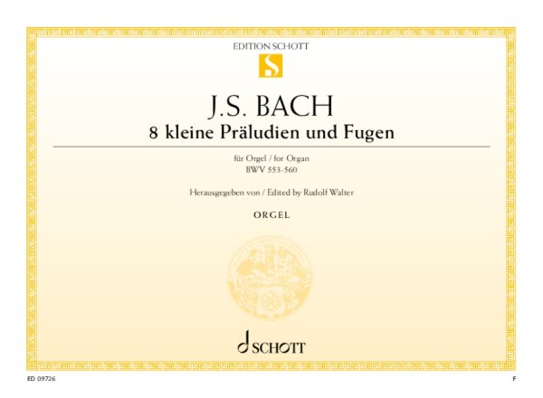 8 kleine Präludien und Fugen BWV 553-560