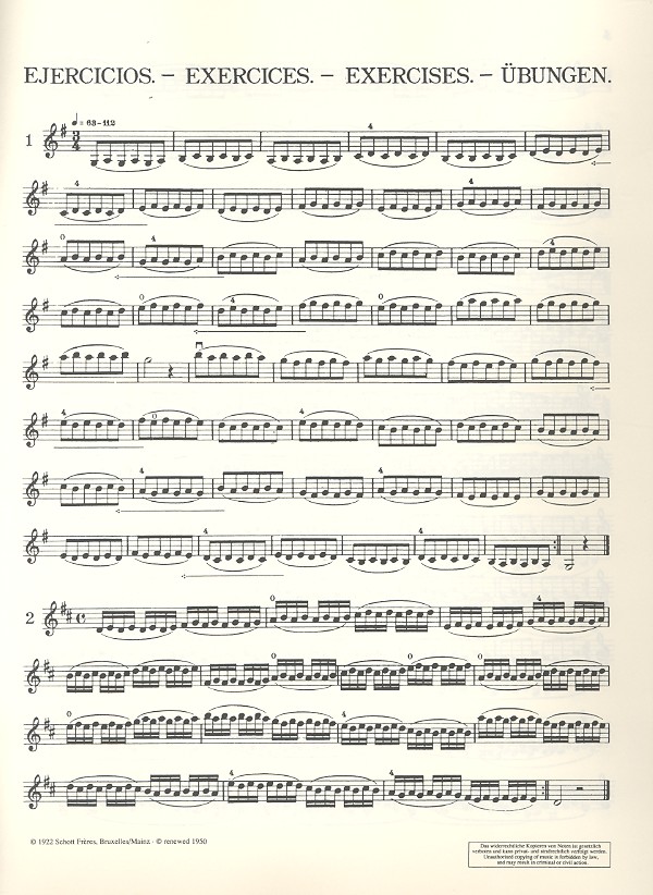 La technique du violon vol.1