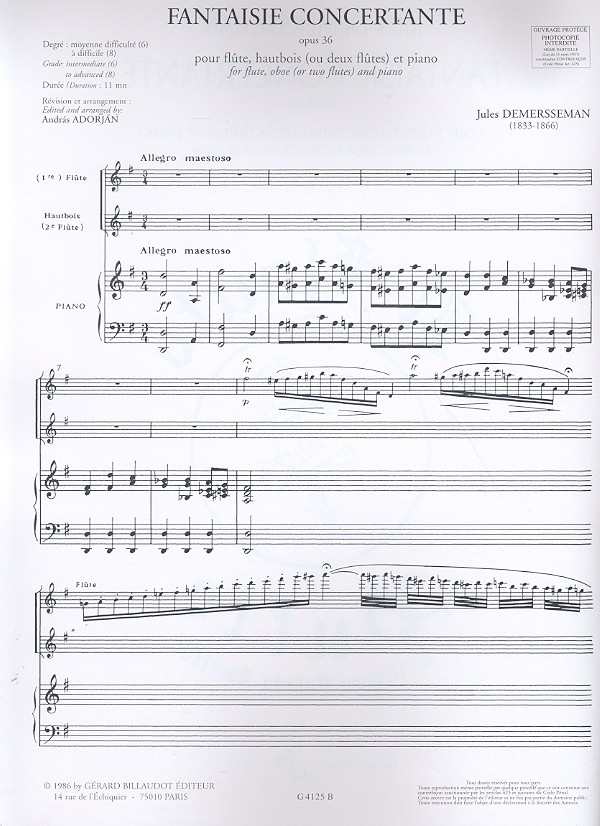 Fantaisie concertante op.36