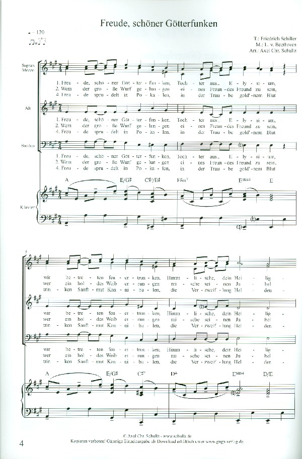 Everyone Gesungene Menschenrechte