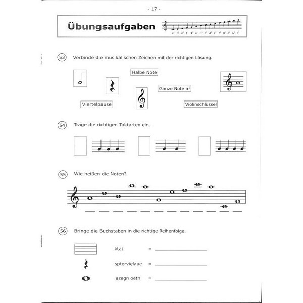 Notenlesen leicht gelernt