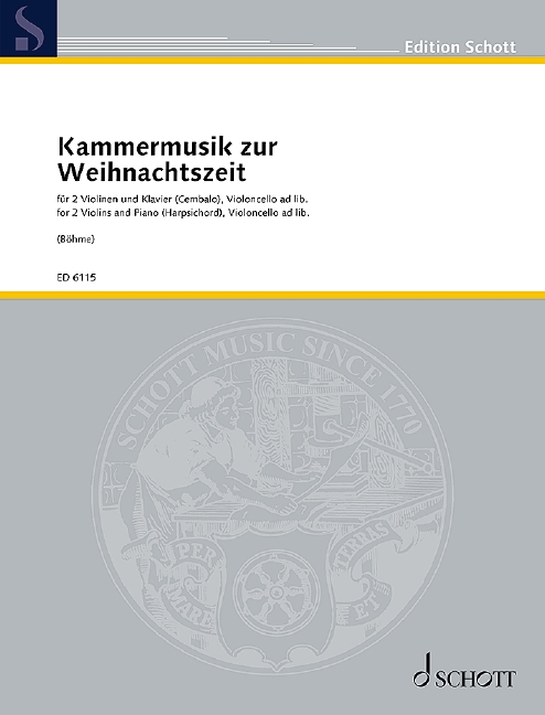 Kammermusik zur Weihnachtszeit