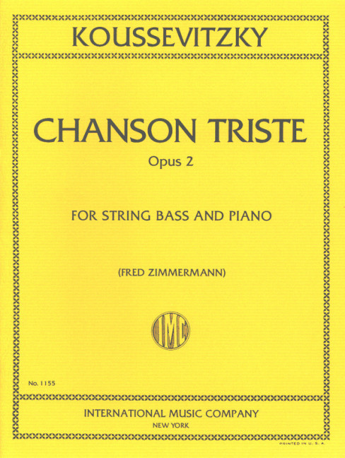 Chanson triste op.2