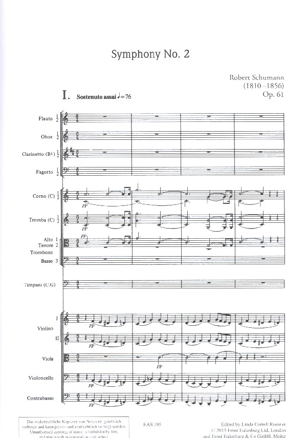 Sinfonie C-Dur Nr.2 op.61 (+CD)