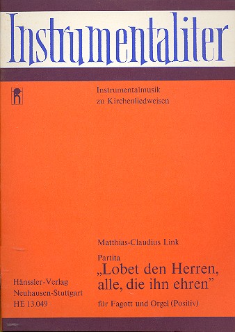 Lobet den Herren, alle die ihn ehren