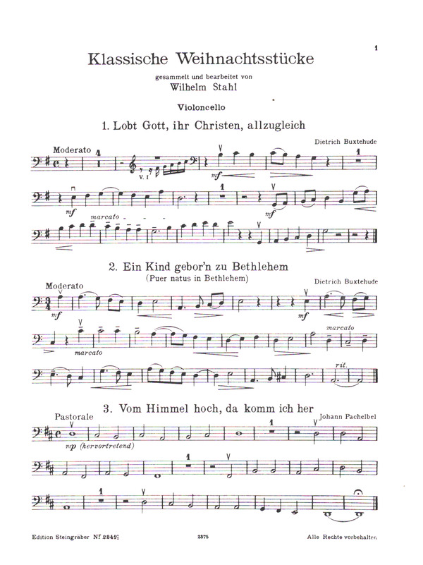 Klassische Weihnachtsstücke