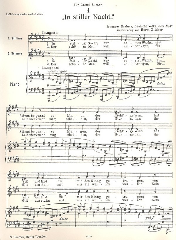 Deutsche Volkslieder Band 1