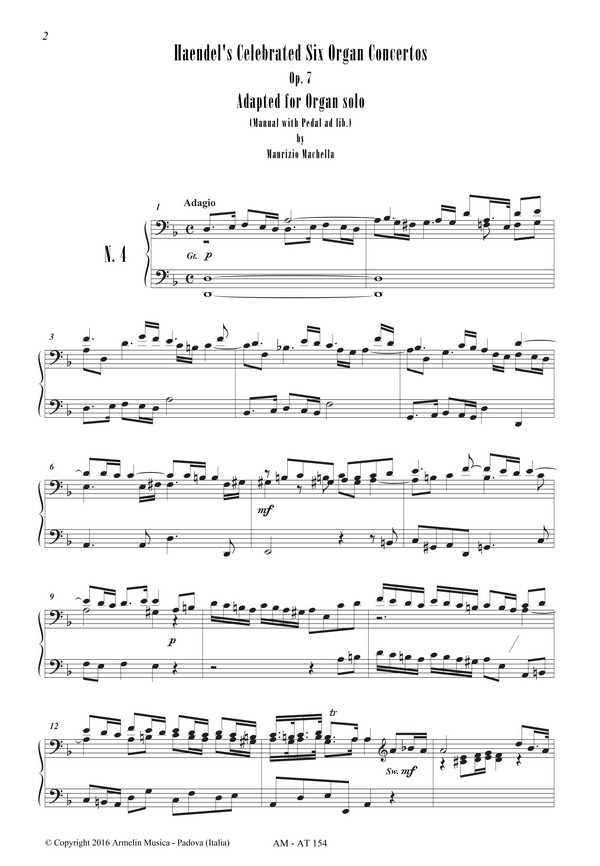 6 celebrated Organ Concertos op.7 vol.2 (nos.4-6)