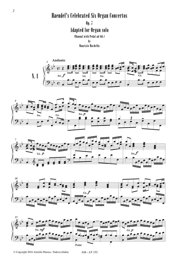 6 celebrated Organ Concertos op.7 vol.1 (nos.1-3)