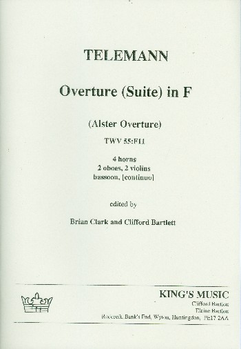 Ouvertüre (Suite) in F TWV 55:F11 (Alster-Ouverture)