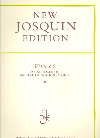 New Josquin Edition vol.6