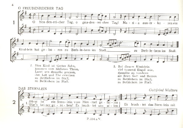 Hausbüchlein für Weihnachten 24 Lieder